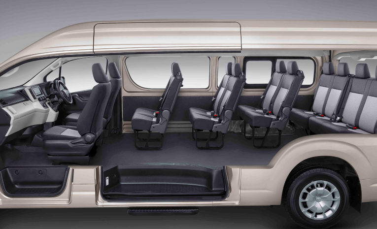 kapasitas angkut toyota hiace premio 2021