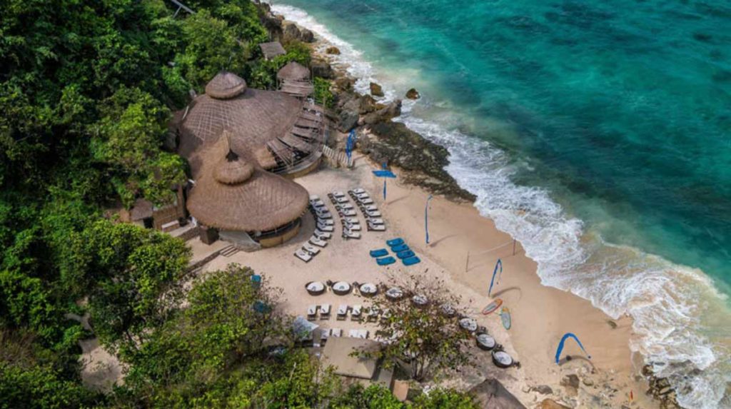 need to relax on private beaches in uluwatu visit karma kandara is the best answer